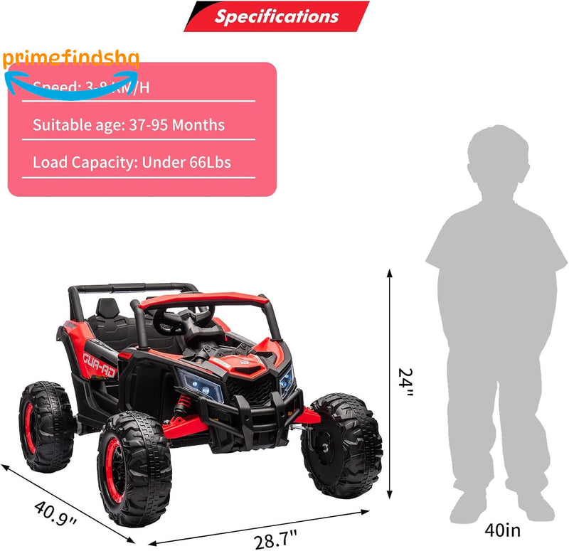 24V Battery-Powered Off-Road Ride-On UTV Car with 200W Motor and Remote Control