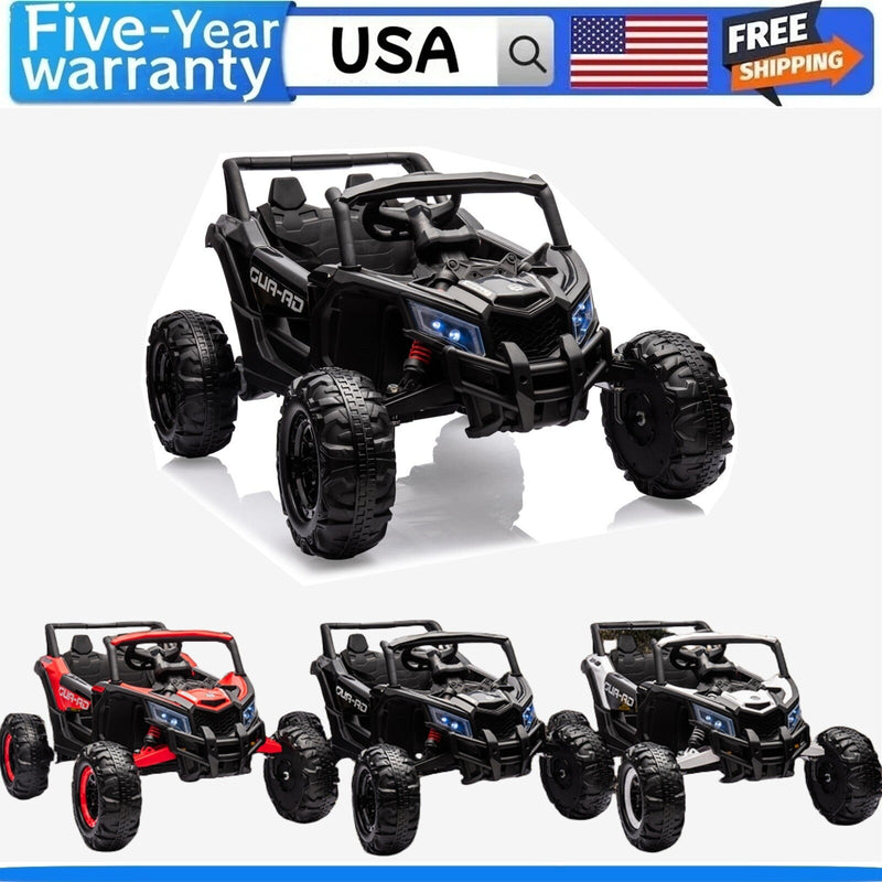 Ride-On UTV Car with Remote Control 200W Motor Spring Suspension Music 24V Battery