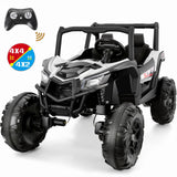 24V 4WD Off-Road Electric Ride-On UTV Car for Kids, 2-Seater with Remote Control and 4x200W Motors