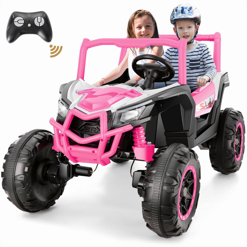 24V 4WD Off-Road Electric Ride-On UTV Car for Kids, 2-Seater with Remote Control and 4x200W Motors