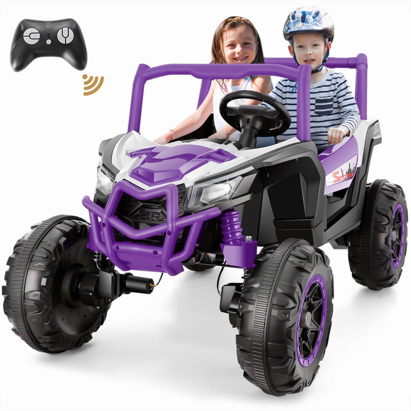 24V 4WD Off-Road Electric Ride-On UTV Car for Kids, 2-Seater with Remote Control and 4x200W Motors