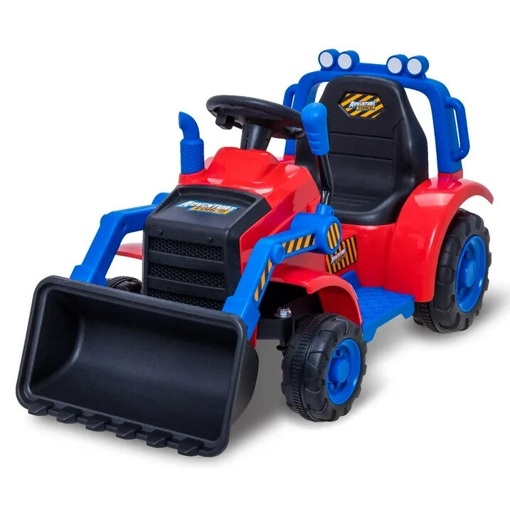 6-Volt Toddler Ride-On Front Loader Truck with Bucket Scoop for Ages 18 Months and Up