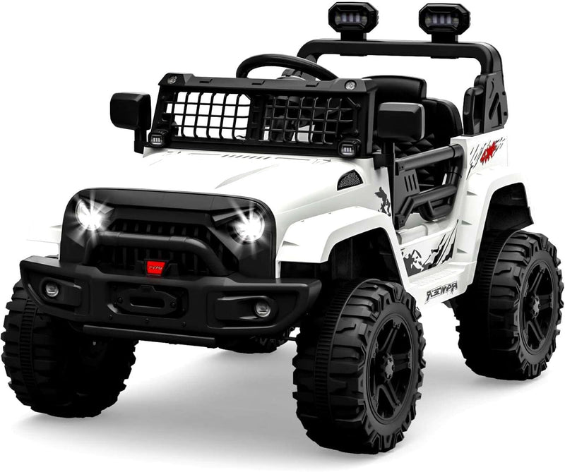 Electric Ride-On Truck with Bluetooth, 2 Speeds, and Remote Control