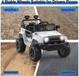 Electric Ride-On Truck with Bluetooth, 2 Speeds, and Remote Control