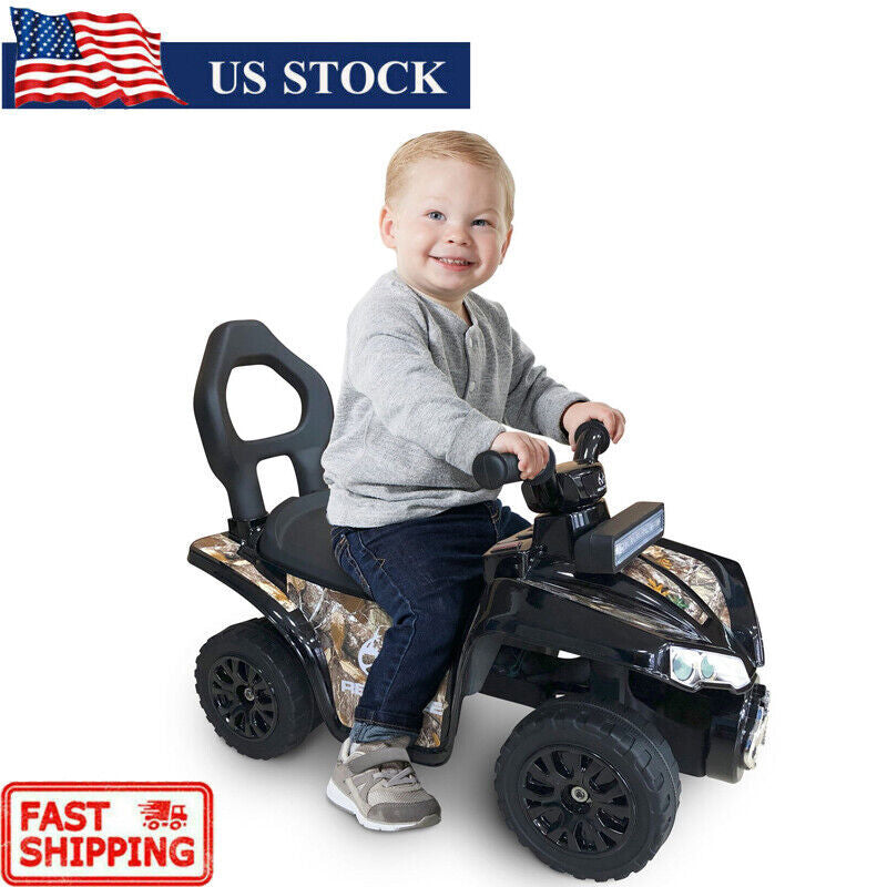 Heavy-Duty Camo Ride-On Bike for Kids Safe Outdoor Backyard Toy