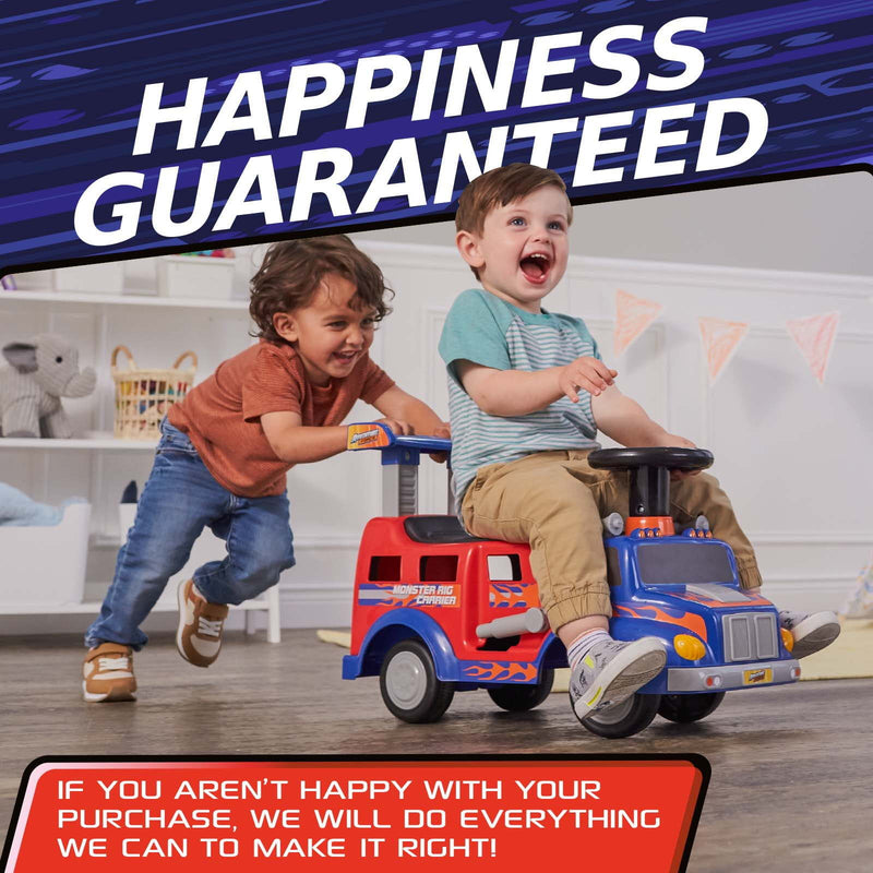 Ride-On Toy Bike Carrier for Kids 1-3 Years, Supports Up to 44 lbs