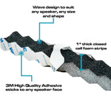 SoundSkins | Rings V3 Sound Deadening Speaker Kit | SSK-RINGSV3 | 4 x 1" High Rebound SoundSkins Global