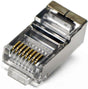 Shielded RJ45 CAT6/ CAT5 Crimp Connector (10pcs) TekShack