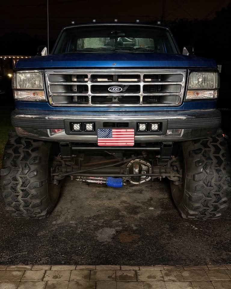 (1992-1997) F-Series & Bronco - OBS Bumper Fog Light Brackets