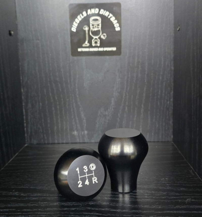 Diesels and Dirtbags Extended Aluminum Shift Knob - Factory Style - 1987-2003 Ford F-Series & Bronco