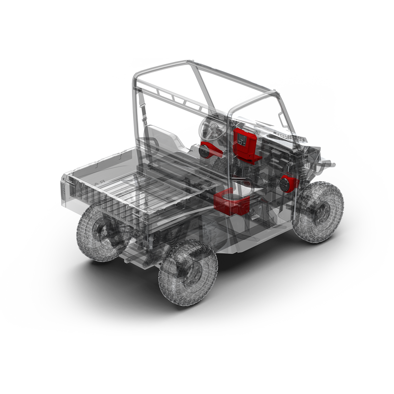 2015+ Polaris Ranger Rockford Fosgate Audio Kit (Stage 3)