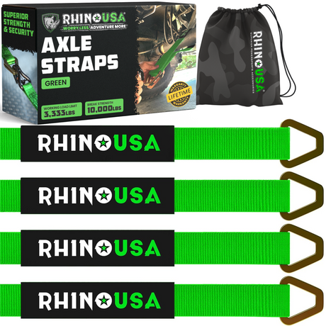 2" x 38" Axle Tie-Down Straps (4-Pack)