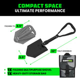Folding Survival Shovel w/ Pick