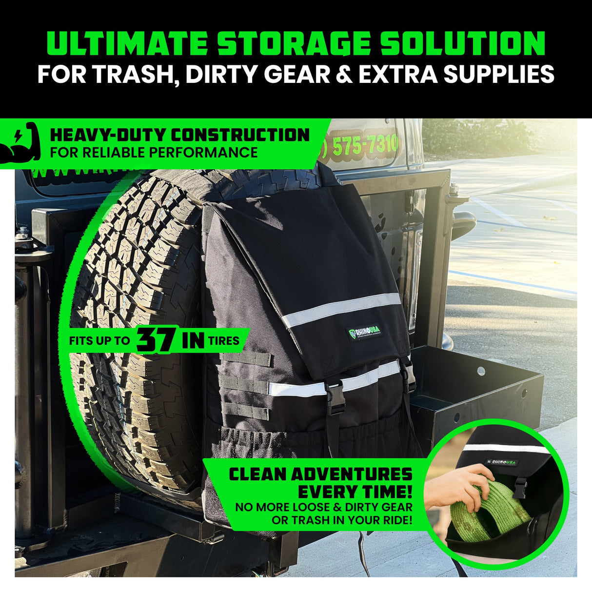 Spare Tire Trash Bag