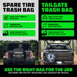 Spare Tire Trash Bag