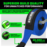 2" x 20' Ultimate Recovery Tow Strap