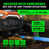 2" x 20' Ultimate Recovery Tow Strap