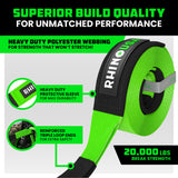 2" x 20' Ultimate Recovery Tow Strap