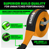 2" x 20' Ultimate Recovery Tow Strap
