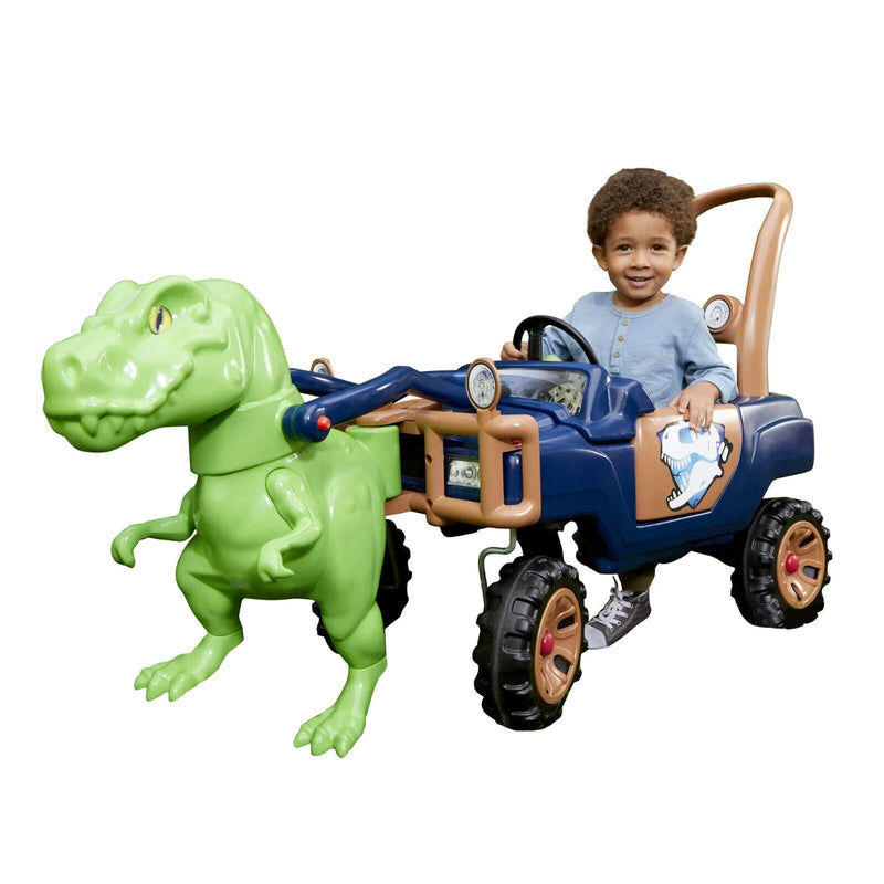 Roaring T-Rex Dinosaur Foot-To-Floor Toddler Truck with Sound Effects