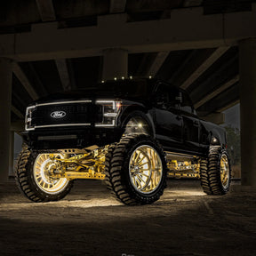 Rock Light Package w/Install, 20 BAMF Pure White LED Any Level Lift