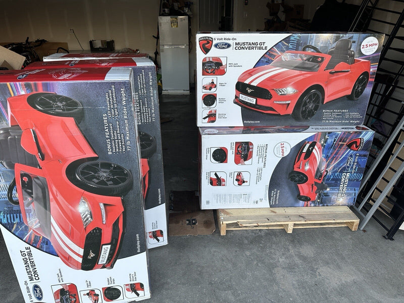 Convertible Mustang GT Electric Ride-On Car for Kids