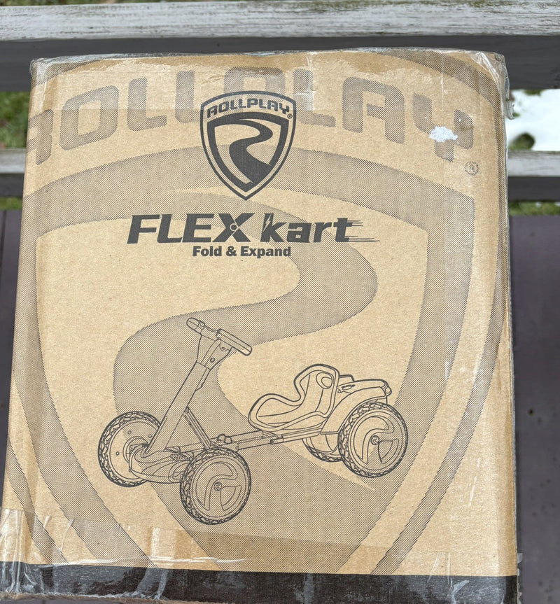 Foldable Rechargeable 6-Volt FLEX Ride-On Kart Toy Vehicle with Music