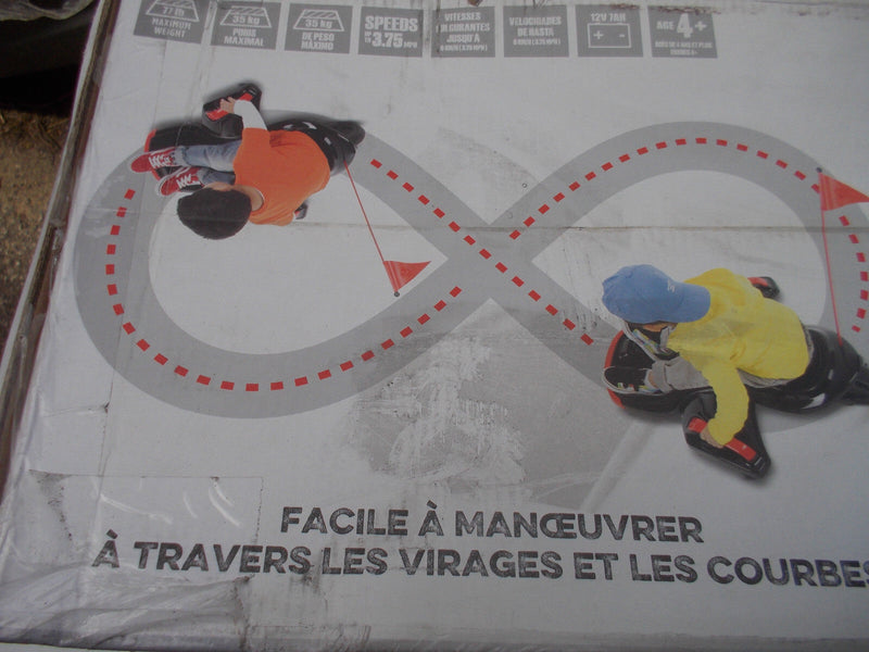 Night Hawk 12V Electric Ride-On Vehicle in Black and Red