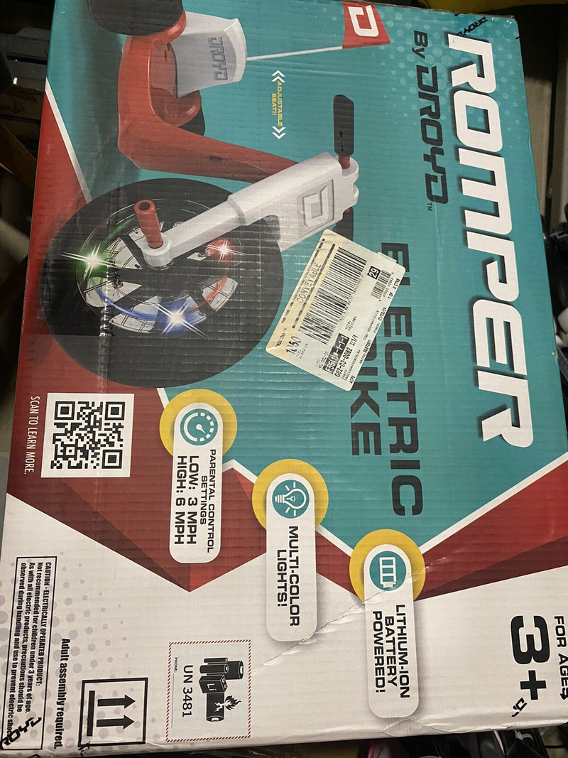 Electric Motorized Kids Tricycle with Parental Speed Control