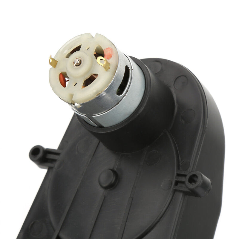 12V RS380 Electric Motor Gearbox 5600RPM with Steering Gear for Kids' Toy Car