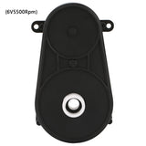 6V RS380 Electric Motor Gearbox with Steering Gear for Kids' Toy Cars