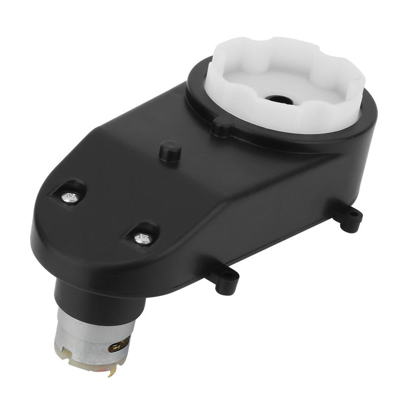 12V 5600RPM RS380 Electric Motor Gearbox with Steering Gear for Children's Toy Car