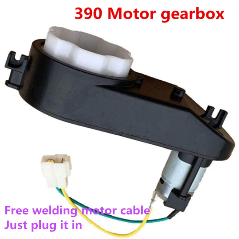 390 6V DC Motor with 18000 RPM Gearbox for Kids Ride-On Vehicles