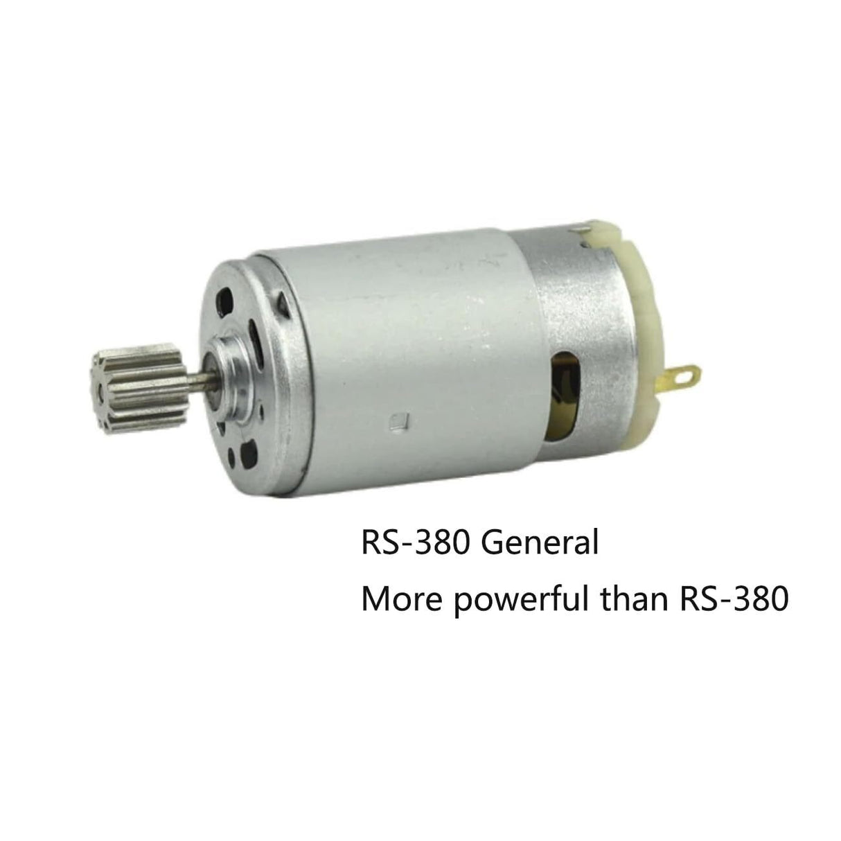 RS390 6V DC Electric Motor 16000RPM 12-Tooth Gear for Toy Cars