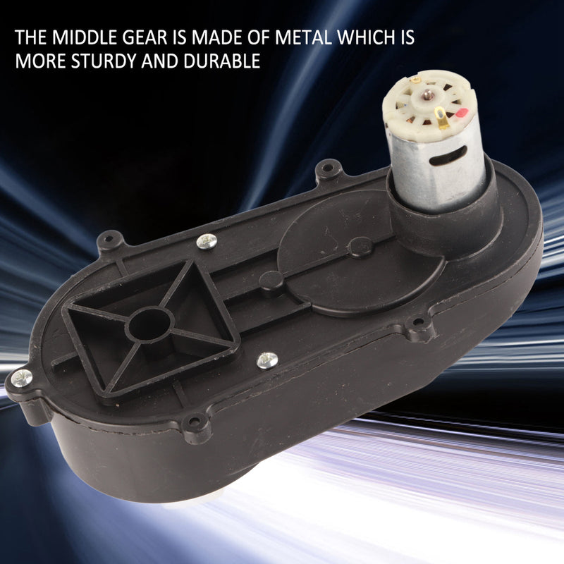 12V RS390 Electric Motor with Gearbox 120000RPM for Kids Toy Cars