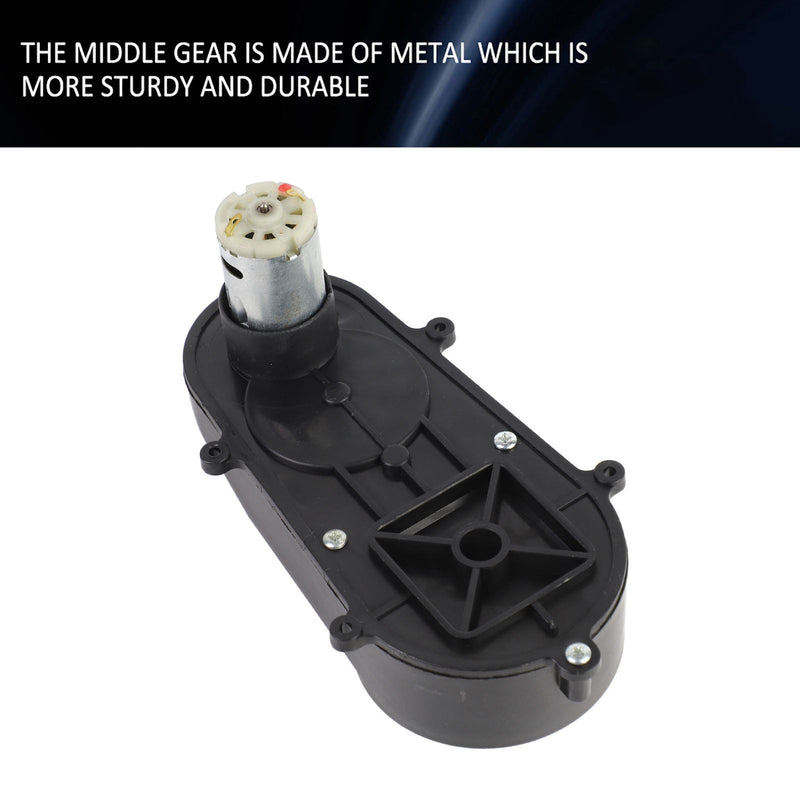 RS390 6V Electric Motor with Gearbox 18000RPM for Kids Toy Cars