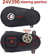 RS390 12V Electric Motor with Steering Gearbox for Kids' Toy Car 5600RPM