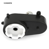 12V RS390 Electric Motor Gearbox with Steering Gear 5600RPM for Children's Toy Cars