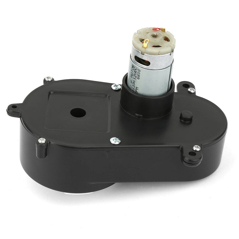 12V RS390 Electric Motor with Gearbox for Kids' Toy Car Steering 5600 RPM