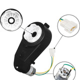 12V RS550 Electric Variable Speed Motorcycle Motor with Gearbox and Accessories Set