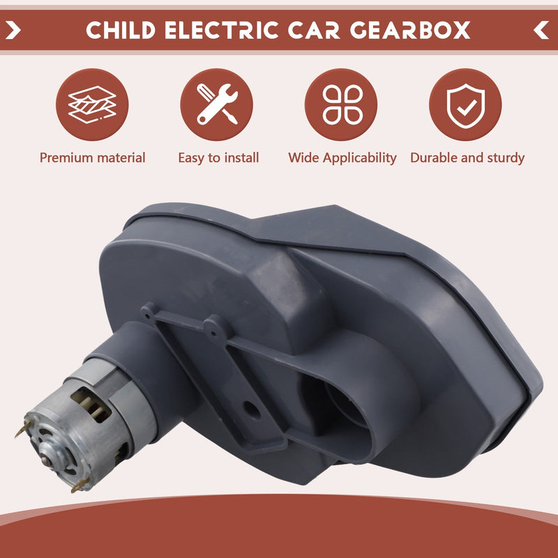 24V 16000RPM RS755 Electric Motor for Children's Electric Cars with Gear Case