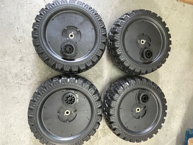 4 Rubber Tires All Weather Replacements For Ride On Car Toys On Sale Today