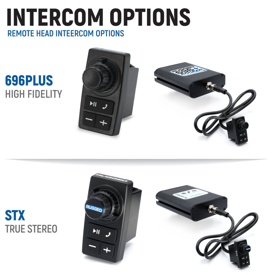 Rugged Radios '24+ YXZ 1000R Communication Kit with Bluetooth and Radio