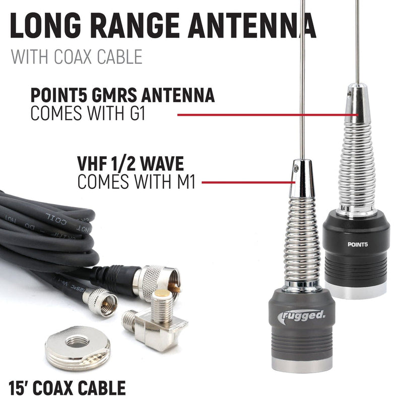 Rugged Radios Rugged Radios '16-'23 YXZ 1000R Communication Kit with Bluetooth and Radio