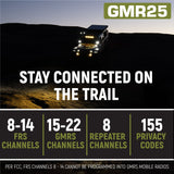 Radio Kit Plus - GMR25 Waterproof GMRS Mobile Radio Kit with External Speaker