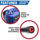 BUNDLE - Rugged R1 - Handheld Radio with Long Range Antenna and High Capacity Battery