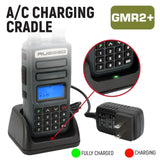 Rugged GMR2 PLUS - GMRS and FRS Two Way Handheld Radio with Hand Mic