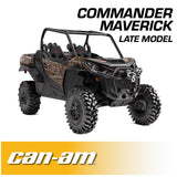 Can-Am Commander and Late Model Maverick Complete Communication Kit with Bluetooth Intercom and 2-Way Radio - Glove Box Mount
