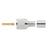 Crimp-on Male PL-259 UHF Connector for Rugged LMR400-UF - RG8 Cable