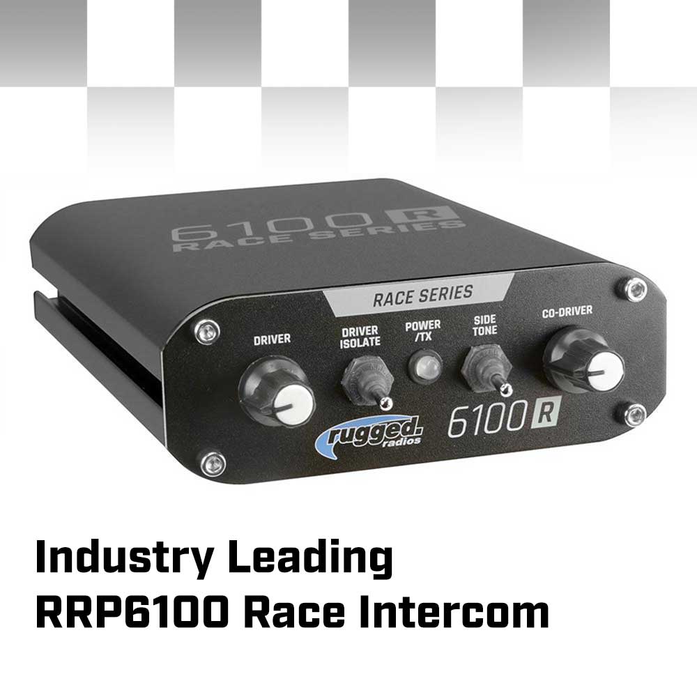 COMPLETE RACE KIT - Rugged RACE SERIES Communication Kit with M1 Radio and 6100 Intercom
